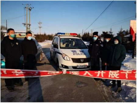 黑龙江克东县公安局驻村干部变身战&ldquo;疫&rdquo;先锋