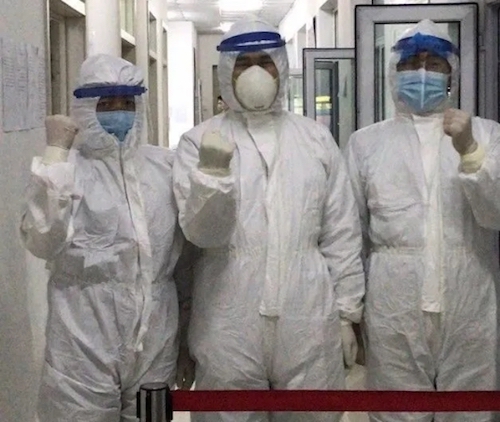 黑龙江鹤岗：白衣天使逆行而上 坚守前沿铸起生命防线