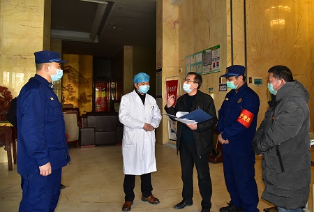 湖北宜城开展隔离点安全隐患排查