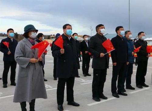 黑龙江省支援孝感医疗队伊春市医疗分队凯旋