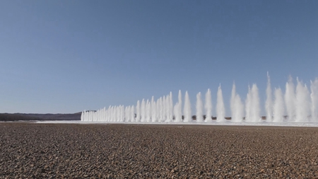 壮观！黑龙江呼玛段实施防凌爆破