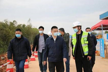 鄂州国际物流核心枢纽机场快速通道EPC项目有序复工