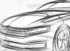 雪铁龙全新C6手绘图曝光 北京车展亮相