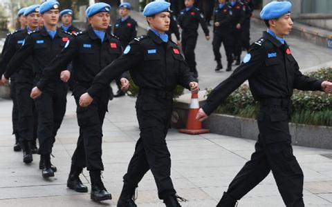 110名中国维和警察，出发