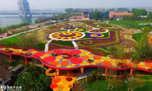 扬州3D巨型&ldquo;花田怪圈&rdquo;令视觉震撼