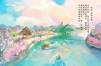 工业城市广西柳州走&ldquo;文艺范&rdquo; 推出手绘明信片