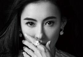 张柏芝封面大片 美衣搭配随性撩发冷艳迷人