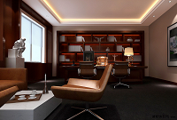 天津官员造豪华办公室 衣柜设暗门直通浴室床铺