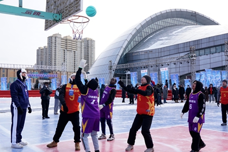 绥芬河第二届国际冰上篮球邀请赛圆满收官