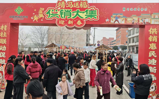 供销大集年味浓 长沙靖港镇党群&ldquo;微光&rdquo;汇暖流