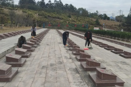 福建永定：节前多举措守护烈士纪念设施 传承红色基因