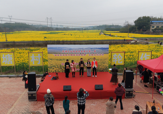 油菜花海慶&ldquo;三八&rdquo; ，徐家塘村綻芳華