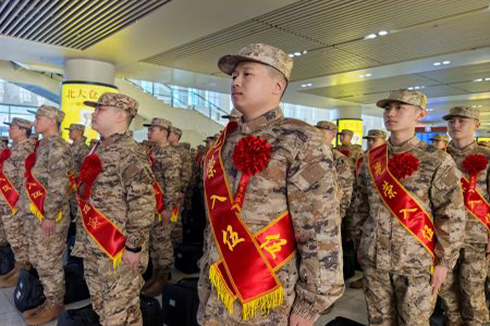 齐齐哈尔：热血新兵启征程 共筑强军强国梦