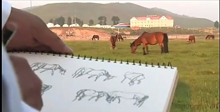 大寫(xiě)意畫(huà)家馬力將筆法哲學(xué)詩(shī)詞韻律融合形成詩(shī)風(fēng)新派