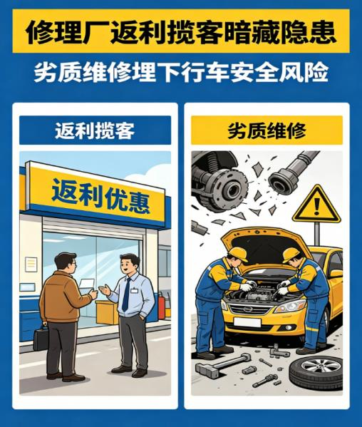 "返利"背后藏隐患 国寿财险发布典型案例警示劣质维修