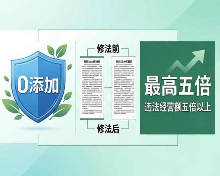 当"0添加"只是个商标：商标法大修剑指套路，违法最高罚五倍