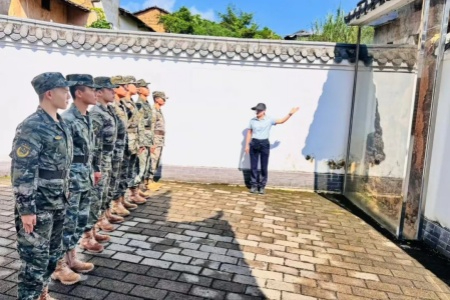 赓续红色血脉 锻造忠诚铁军│永定武警官兵走进金砂红色小镇开展红色见学活动