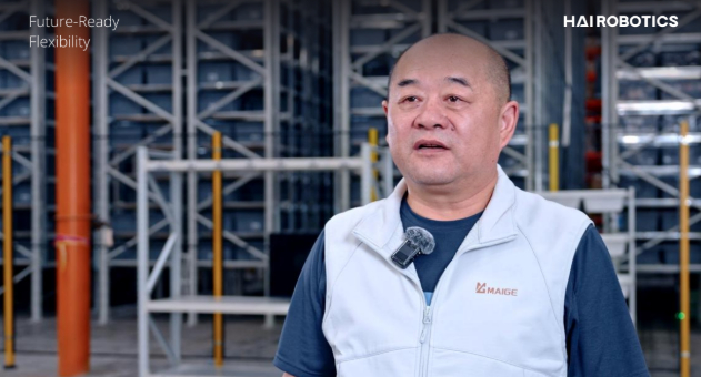 麦歌美国仓引入海柔创新双深位货架攀爬系统，库容效率和稳定性表现卓越